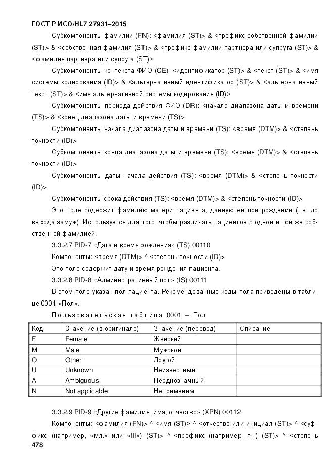 ГОСТ Р ИСО/HL 7 27931-2015, страница 485